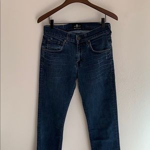 7 For All Mankind Luxe Perform Straight Leg Jeans